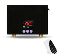 Scaldabagno elettrico Scaldabagno Senza Serbatoio, Mini Scaldabagno Elettrico Istantaneo Da 3000 W Con Display A LED, Scaldabagno Su Richiesta Con Telecomando(Noir)