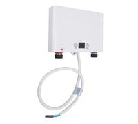 Scaldabagno Elettrico Senza Serbatoio 220V 5500W Riscaldatore di Acqua Istantaneo Riscaldatore di Acqua Calda con Calibro G1/2 per Uso Domestico