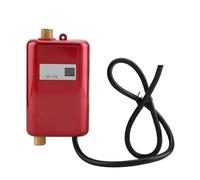 Scaldabagno Elettrico Senza Serbatoio Da 3800 W Bagno Cucina Scaldabagno Istantaneo Display A Temperatura Riscaldamento Doccia Universale riscaldare rapidamente(Rot)