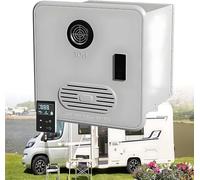 Scaldabagno elettrico senza serbatoio for camper, scaldabagno istantaneo con display digitale, propano for scaldabagno for camper da 13x13 pollici, alta altitudine disponibile(White)