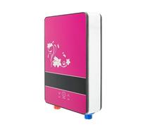 Scaldabagno elettrico senza serbatoio, Scaldabagno Elettrico 6500W Caldaia Istantanea Senza Serbatoio Bagno Set Doccia Senza Serbatoio Termostato Sicuro Intelligente Automatica(Golden)
