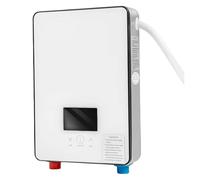 Scaldabagno elettrico senza serbatoio, scaldabagno istantaneo da 6000 W, interruttore touch screen, temperatura regolabile, funzione termostato, for bagno di casa