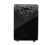 Scaldabagno elettrico senza serbatoio, Scaldabagno Istantaneo Senza Serbatoio 6500w Termostato Riscaldatore A Induzione Smart Touch Riscaldatori Elettrici Doccia Automatica(Noir)