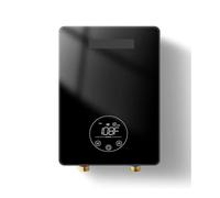 Scaldabagno Elettrico Senza Serbatoio, Scaldabagno Istantaneo Sotto Il Lavello Tecnologia Automodulante, Riscaldatore Elettrico Bianco A Basso Consumo,Protezioni di sicurezza(Noir)