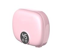 Scaldabagno Elettrico Senza Serbatoio Sotto Il Lavello Istantaneo Sopralavello For Acqua Calda Istantanea Bagno di casa(Pink,3800W(110))