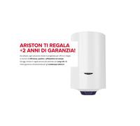 Ariston Scaldabagno elettrico 80 Litri Scaldino Scaldacqua ad accumolo Potenza 1200 Watt - 3201891 - BLU1 R 80 V/3 EU
