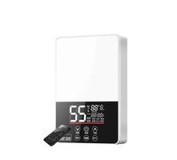 Scaldabagno Elettrico Termostatico 7000W Telecomando Riscaldamento Istantaneo Senza Serbatoio Impermeabile For Doccia Facile da usare(6000W,Intelligent White)