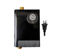 Scaldabagno elettrico verticale con sistema di acqua calda senza serbatoio e display LED della temperatura,con buon isolamento(Noir)