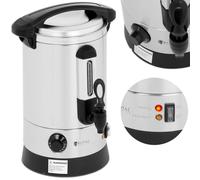 Scaldabagno in acciaio a doppia parete da 6,5 litri e 1500 W.