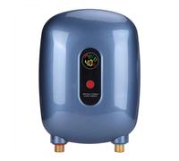 Scaldabagno Intelligente Mini Scaldabagno Elettrico Domestico Scaldabagno Istantaneo Senza Serbatoio Macchina For Il Riscaldamento riscaldare rapidamente(Blauw,110 3000W)