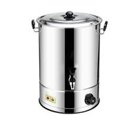 Scaldabagno Istantaneo 20L, 2500W per Ufficio e Bar, Caldaia Acqua Calda con Riempiimento Automatico, Controllo Digitale e Rubinetto Antigoccia, Acciaio Inossidabile
