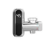 Scaldabagno istantaneo, Connettore for rubinetto acqua calda istantanea, scaldabagno elettrico color oro champagne, adattatore for rubinetto da cucina, scaldabagno senza serbatoio