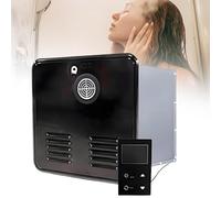 Scaldabagno Istantaneo Per Camper, Scaldabagno Istantaneo Istantaneo Per Camper Su Richiesta Con Porta Da 15x15 Pollici, Cc 12v, 55000 Btu 3,9 Gpm, Compatibile Con Tutti I Camper E Roulotte Black