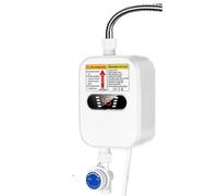 Scaldabagno istantaneo, Scaldabagno elettrico istantaneo con soffione doccia portatile, for doccia con display LCD