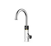 Scaldabagno istantaneo, Scaldabagno elettrico istantaneo da 3200 W, rubinetto da cucina 2 in 1, scaldabagno senza serbatoio(White)