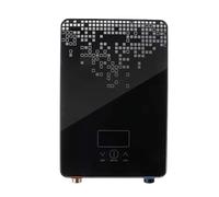 Scaldabagno istantaneo, Scaldabagno Elettrico Senza Serbatoio Caldaia Istantanea Bagno Senza Serbatoio Set Doccia Termostato Sicuro Intelligente Automatica(Noir)