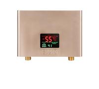 Scaldabagno istantaneo, Scaldabagno istantaneo da 3000 W, scaldabagno elettrico da parete for doccia con acqua calda in bagno(Gold)