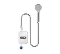 Scaldabagno istantaneo, Scaldabagno Istantaneo In Acciaio Inossidabile Senza Serbatoio Doccia Spegnimento Automatico Riscaldamento Elettrico Intelligente 'acqua For Il Bagno