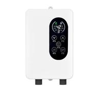 Scaldabagno istantaneo, Scaldabagno istantaneo intelligente da 5500 W, scaldabagno elettrico senza serbatoio, scaldabagno istantaneo da parete, termostato for bagno e cucina