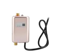 Scaldabagno istantaneo, Set Di Accessori For Il Bagno Mini Scaldabagno Elettrico 3800W Doccia Istantanea For Roulotte Da Campeggio All'aperto Accessorio For Cucina(Golden)