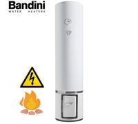 Scaldabagno misto legna - elettrico verticale, a basamento - BANDINI