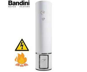 Scaldabagno misto legna - elettrico verticale, a basamento - BANDINI