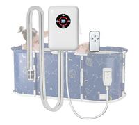 Scaldabagno portatile per vasca idromassaggio, controllo della temperatura costante da 30 a 43 °C, riscaldatore con termostato per vasca da bagno, piccolo riscaldatore per piscina