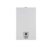 SCALDABAGNO SCALDINO A GAS BAXI MODELLO ACQUAPROJET 14 FI BLUE CON KIT FUMI