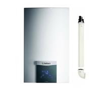 Vaillant Scaldabagno a Gas a Camera Stagna Turbomag Plus Metano o Gpl Low NOx Classe A con Kit Fumi METANO 12 L