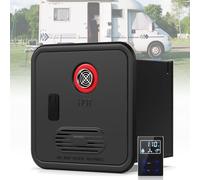 Scaldabagno senza serbatoio, 55000 BTU, riscaldatore a gas propano istantaneo con telecomando, CC 12 V, max 3,9 GPM, design multi-protezione