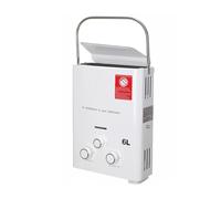 Scaldabagno Senza Serbatoio A Gas Propano GPL Da 6 Litri Scaldabagno Istantaneo In Acciaio Inossidabile Da 12 KW For Campeggio All'aperto Con Kit For Soffione Doccia