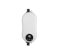 Scaldabagno Senza Serbatoio Elettrico Da 5500 W Con Display Digitale Riscaldatore Di Acqua Calda Istantaneo Smart Touch Riscaldatori Elettrici Doccia Automatica,A prova di perdite premium(Bathroom)