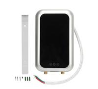 Scaldabagno Sottolavello, Scaldabagno Elettrico Istantaneo Senza Serbatoio 9KW Mini Scaldabagno Elettrico Automatico a Temperatura Costante con Display per Cucina Domestica Bagno