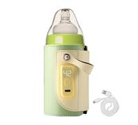 Scaldabiberon con copertura Scaldaacqua portatile per latte da esterno(Verde)