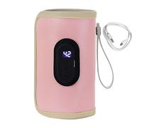 Scaldabiberon con display digitale - portatile USB a temperatura costante | Scaldalatte da viaggio, borsa termica per l'allattamento del bambino, fascia per il controllo preciso del calore pe