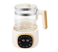 Scaldabiberon con termostato per 72 ore, bollitore da 1,3 l per alimenti per bambini, temperatura regolabile 37-95 °C, indicatore LED, preparatore per latte per biberon e porridge