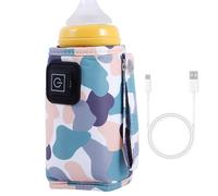 Scaldabiberon da viaggio - Divertente scaldabiberon USB | Copertura scaldabiberon portatile, scalda biberon colorato per bambini dai 7 ai 12 mesi