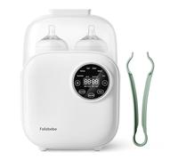 Scaldabiberon, Felizbebe Scaldabiberon 10 in 1 per tutti i tipi di biberon, corpo staccabile, controllo accurato della temperatura, timer, sterilizzazione, scaldalatte per latte materno o artificiale