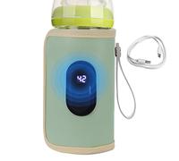 Scaldabiberon - isolante per biberon da 7,87 pollici con display LCD | Scaldalatte | Controllo preciso della temperatura | Funzione di memoria per riscaldare la formula del latte materno