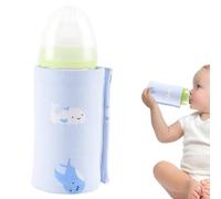 Scaldabiberon, Kit Isolante In Puro Cotone | Portatile Da 10,63 Pollici Di Lunghezza, Semplice Copertura Scaldavivande Notturna Da 65 G È Perfetta Per Mantenere Caldo Il Latte Del Bambino Durante Le F