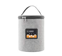 Scaldabiberon per auto, sterilizzatore per 60 bambini, scaldabiberon, scalda biberon da viaggio con display della temperatura per bambini, mantiene il calore del latte, scaldabiberon da viaggio