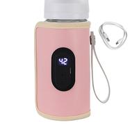 Scaldabiberon Per Bambini - Copertura Isolante Per Bottiglia Di Latte Con Display LCD, Riscaldatore Portatile USB | Funzione Di Memoria Accurata Per Il Controllo Della Temperatura Per La Formula Del L