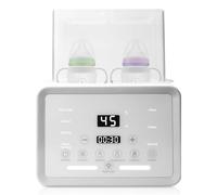 Scaldabiberon per bambini, sterilizzatore 8 in 1, per bottiglie, riscaldamento rapido per latte materno e formula, sterilizzazione a vapore, 3-7 minuti, senza BPA