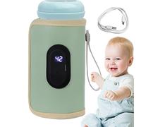 Scaldabiberon Per Latte Materno - Coperchio Isolante Per Bottiglia Di Latte Con Display LCD, Controllo Preciso Della Temperatura, Scaldabiberon Elettrico Che Riscalda Il Late Materno O La Formula, Id