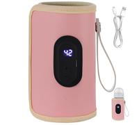 Scaldabiberon portatile 18W Riscaldamento rapido Scaldabiberon Temperatura regolabile USB Scaldabiberon per casa Famiglia Stile di viaggio 2 Scaldabiberon portatile Scaldabiberon da viaggio Scaldabibe