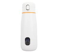 Scaldabiberon Portatile, 350 Ml, 8 Minuti di Calore Rapido Scaldalatte Istantaneo per Latte Materno, Tazza Isolata Sotto Vuoto 12 Ore, Scaldalatte da Viaggio Senza Fili per Auto