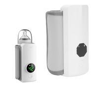 Scaldabiberon Portatile con Controllo Preciso della Temperatura, Avvolgimento a 360 Gradi, Ideale per il Puericultura e la Tutela della Sicurezza dei Bambini