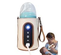 Scaldabiberon portatile con presa USB, borsa termica per biberon, temperatura regolabile, per viaggi, copertura isolante sicura per biberon