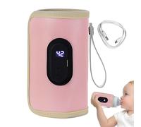 Scaldabiberon portatile da viaggio, scalda latte da viaggio, scalda latte e scaldabiberon, soluzione riscaldante adatta per l'alimentazione in viaggio, per l'uso in auto e per la cura del bambino
