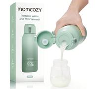 Scaldabiberon portatile Momcozy per i viaggi, riscaldamento rapido e batteria a lunga durata, due modalità di riscaldamento per latte materno e acqua, grande capacità di 500 ml per l'uso tutto il gior